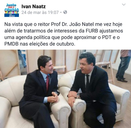 Natel e Ivan naatz e face