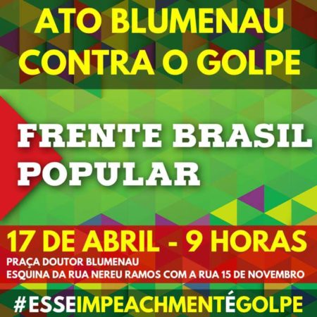 cartaz golpe