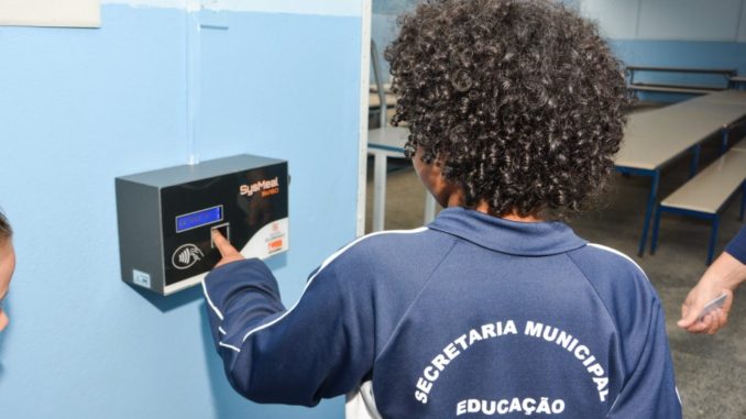 cadastro biometrico merenda
