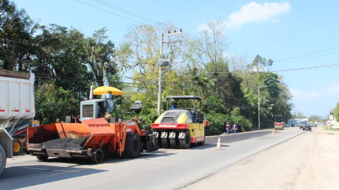 Rodovia Jorge Lacerda obra