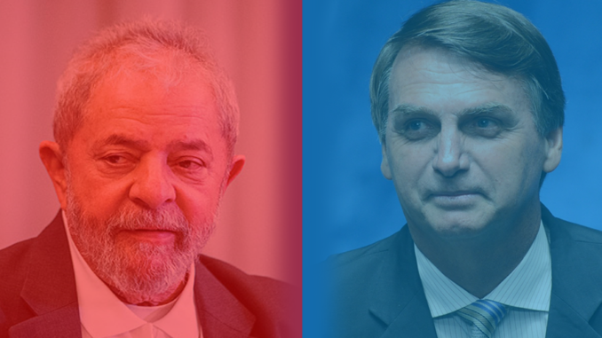 lula e bolsonaro
