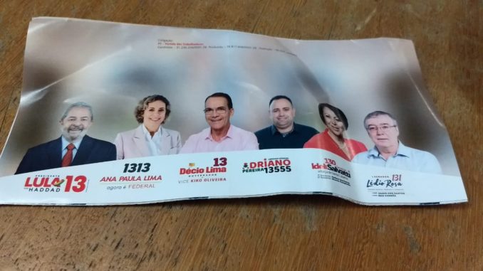 propaganda irregular Lula