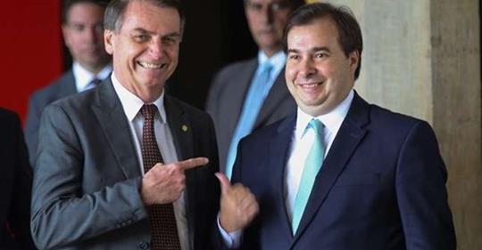 Maia e Bolsonaro