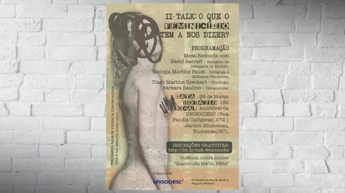 Divulgação - Talk Feminicídio