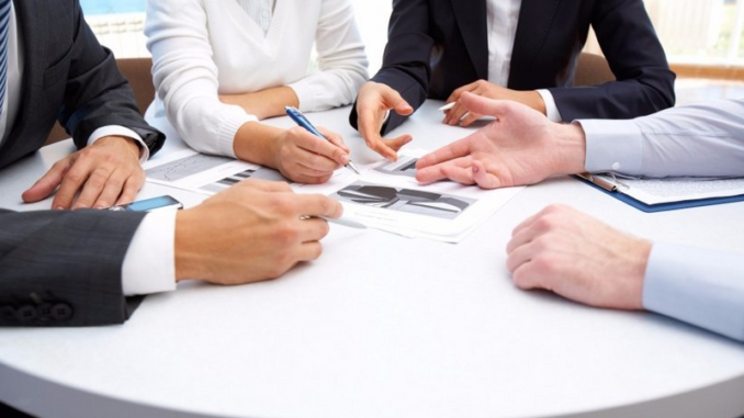 reunião adminsitração gestão números