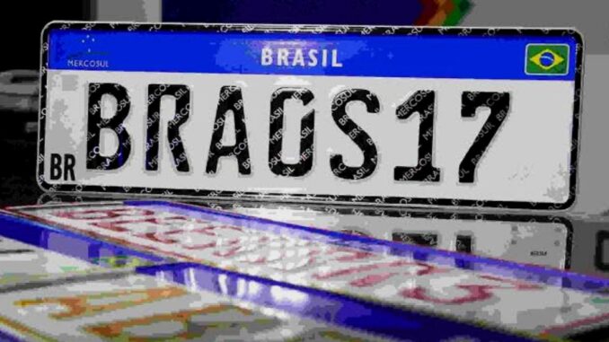 placa mercosul
