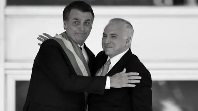 bolsonaro e temer opinião