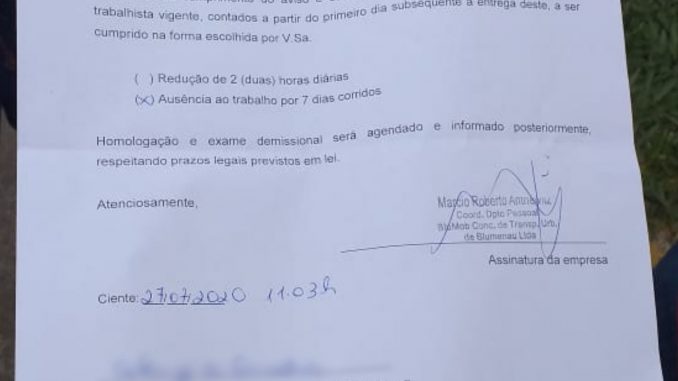 demissão